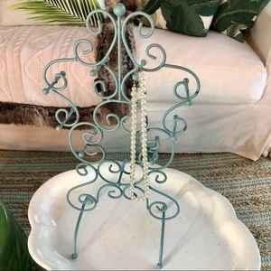 Turquoise Metal JEWELRY STAND